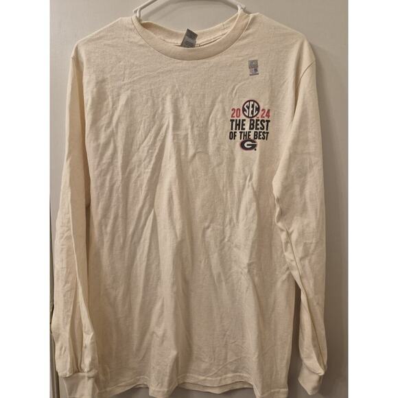 Georgia Bulldogs 2024 Sec Long sleeve Tshirt Size Small - Picture 1 of 3